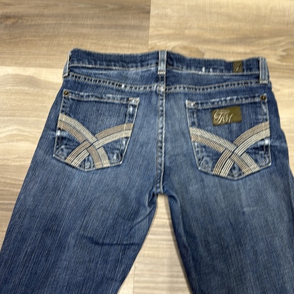 7 for All Mankind Blue Organic Cotton Super Skinny Jeans size 25 - Picture 10 of 10